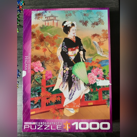 Eurographics Puzzle "Higasa" by Haruyo Morita 1000 Pieces - Picture 2 of 6